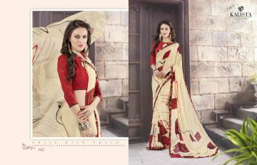 KALISTA FASHION LILY VOL 1 GEORGETTE PRINTS SAREES WHOLSALER BEST RATE BY GOSIYA EXPORTS (6)