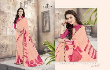 KALISTA FASHION LILY VOL 1 GEORGETTE PRINTS SAREES WHOLSALER BEST RATE BY GOSIYA EXPORTS (8)
