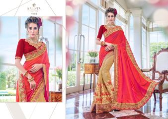 KALISTA FASHION SHINE FANCY EMBROIDERED WHOLESALE PARTY WEAR SAREES COLLECTION EXPORTS SUR (1)