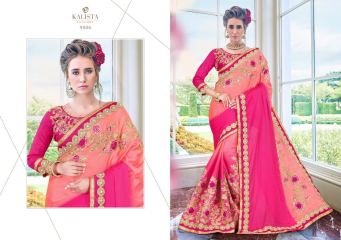 KALISTA FASHION SHINE FANCY EMBROIDERED WHOLESALE PARTY WEAR SAREES COLLECTION EXPORTS SUR (2)