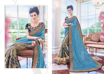 KALISTA FASHION SHINE FANCY EMBROIDERED WHOLESALE PARTY WEAR SAREES COLLECTION EXPORTS SUR (3)