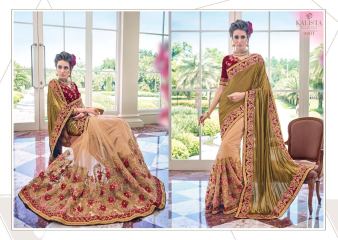 KALISTA FASHION SHINE FANCY EMBROIDERED WHOLESALE PARTY WEAR SAREES COLLECTION EXPORTS SUR (4)