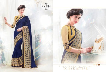 Kalista starlet party wear saree catalog WHOLESALE BEST RATE (13)