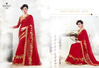 Kalista starlet party wear saree catalog WHOLESALE BEST RATE (8)