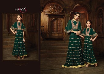 KARMA TRENDZ 8181-8185 SERIES MOM & DAUGHTER COLLECTION WHOLESALE SUPPLIER DEALER BEST RATE BY GOSIYA EXPORTS SURAT (3)