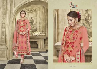 KARVA FESTIVAL BY SHREE FAB DESIGNER WITH EMBROIDERY WORK GEORGETTE SUITS ARE AVAILABLE AT WHOLESALE BE (219)