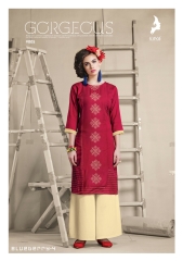 KAYA BLUEBERRY VOL 4 CATALOGUE REYON CASUAL WEAR KURTI COLLECTION WHOLESALE DEALER SUPPLIER (5)