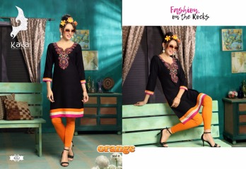 KAYA BY ORANGE VOL 4 FANCY RAYON CASUAL WEAR KURTI COLLECTION WHOLESALE SURAT BEST RATE BY GOSIYA EXPORTS (11)