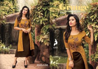 KAYA ENGAGE RAYON SLUB SILK KURTI WHOLESALER BEST RATE BY GOSIYA EXPORTS SURAT (2)