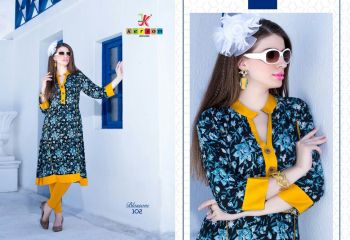 KERSOM BY BLOSSOM VOL 1 CASUAL WEAR RAYON PRINTED KURTI COLLECTION WHOLESALE BEST RAET BY GOSIYA EXPORTS SURAT (24)