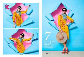 KERSOM DEEAM GIRL RAYON WITH WORK DESIGNER KURTI CATALOG WHOLESALE BEST RATE BY GOSIYA EXPORTS (10)