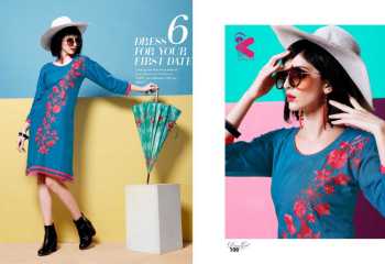 KERSOM DEEAM GIRL RAYON WITH WORK DESIGNER KURTI CATALOG WHOLESALE BEST RATE BY GOSIYA EXPORTS (11)