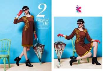 KERSOM DEEAM GIRL RAYON WITH WORK DESIGNER KURTI CATALOG WHOLESALE BEST RATE BY GOSIYA EXPORTS (5)
