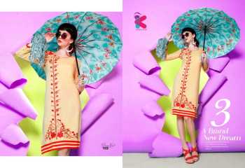 KERSOM DEEAM GIRL RAYON WITH WORK DESIGNER KURTI CATALOG WHOLESALE BEST RATE BY GOSIYA EXPORTS (7)
