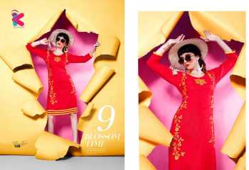KERSOM DEEAM GIRL RAYON WITH WORK DESIGNER KURTI CATALOG WHOLESALE BEST RATE BY GOSIYA EXPORTS (8)