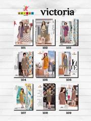 KERSOM VICTORIA CATALOGUE COTTON PRINTED CASUAL WEAR KURTI COLLECTION WHOLESALE BEST RAET BY GOSIYA EXPORTS SURAT (10)