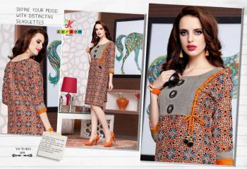 KERSOM VICTORIA CATALOGUE COTTON PRINTED CASUAL WEAR KURTI COLLECTION WHOLESALE BEST RAET BY GOSIYA EXPORTS SURAT (9)
