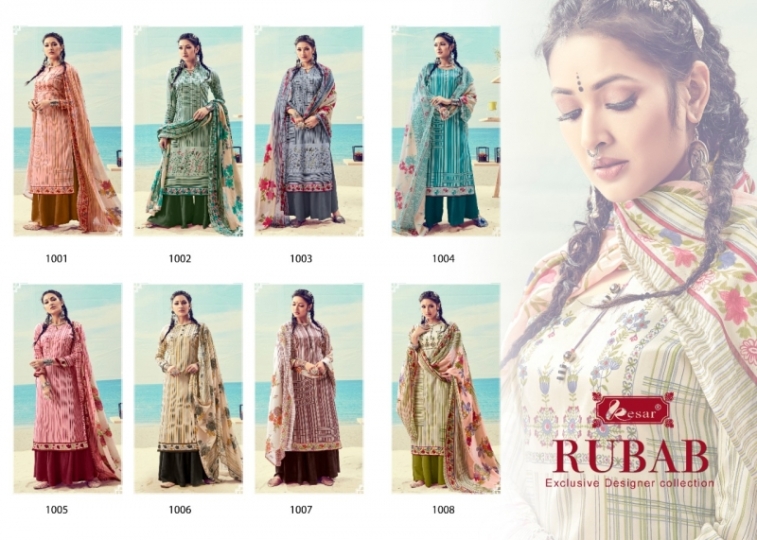 KESAR PRESENTS RUBAB JAM COTTON FABRIC WITH DIGITAL  (4)