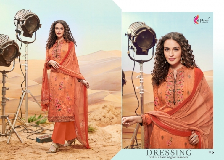 KESARI TRENDZ AMIRA VOL.3 CREPE SILK CASUAL DRESS MATERIAL SURAT ONLINE WHOLESELLER WHOLESALE DEALER BEST RATE BY GOSIYA EXPORT