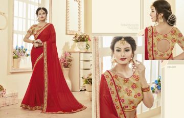 Kessi fabrics kalindi sarees collection BY GOSIYA EXPORTS SURAT (10)