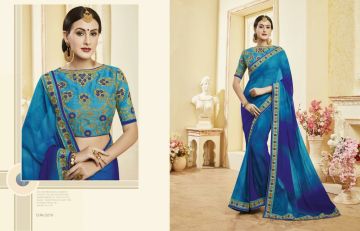 Kessi fabrics kalindi sarees collection BY GOSIYA EXPORTS SURAT (13)