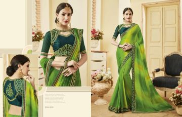 Kessi fabrics kalindi sarees collection BY GOSIYA EXPORTS SURAT (4)