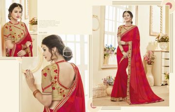 Kessi fabrics kalindi sarees collection BY GOSIYA EXPORTS SURAT (5)