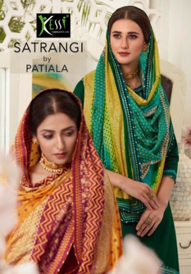 KESSI FABRICS SATRANGI BY PATIALA JAM EXPORTS  (1)