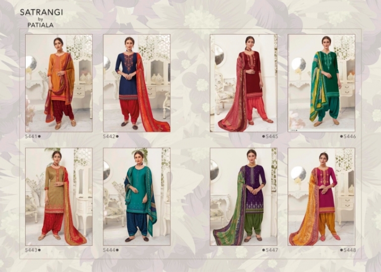 KESSI FABRICS SATRANGI BY PATIALA JAM EXPORTS  (11)