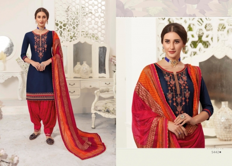 KESSI FABRICS SATRANGI BY PATIALA JAM EXPORTS  (9)