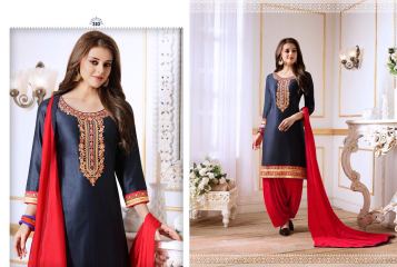 KESSI FABRICS THE FASHION OF PATIYALA 17 CATALOG WHOLESALE COTTON SATIN SUITS WHOLESALE (4)