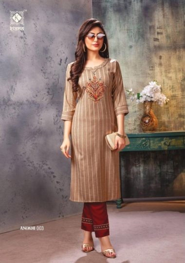KIANA HOUSE OF FASHION ANOKHI KURTI WITH PANTS PARTYWEAR COLLECTION WHOLESALE DEALER BEST RATE BY GOSIYA EXPORTS SURAT (4)