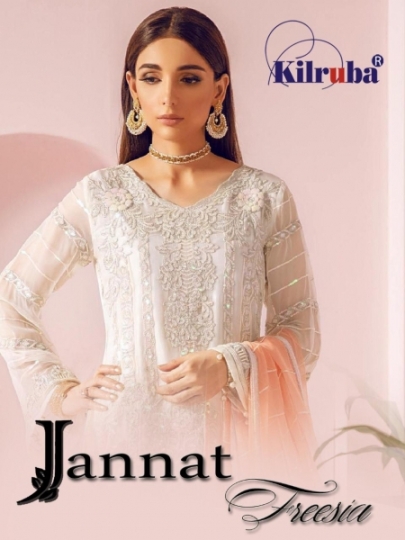 KILRUBA JANNAT FREESIA GEORGETTE NET PAKISTANI DRESS MATERIALS WHOLESALE DEALER BEST RATE BY GOSIYA EXPORTS SURAT (12)