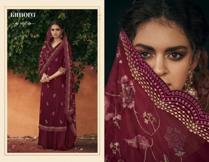 KIMORA MORPANKH 1601-1607 SERIES SILK WORK WHOLESALE RATES SUITS COLLECTION WHOLESALE DEALER BEST RATE BY GOSIYA EXPORTS SURAT (4)