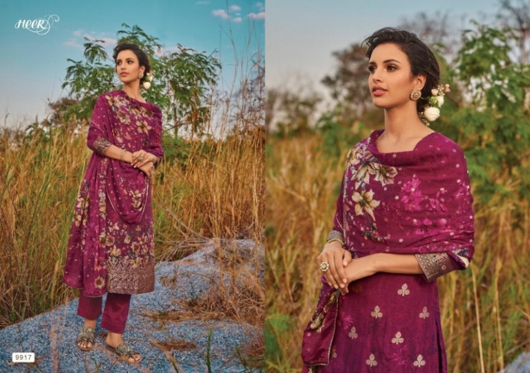 KIMORA RAAG HEER VOL.62 FANCY DESIGNER DRESS MATERIAL WHOLESALE DEALER BEST RATE BY GOSIYA EXPORTS SURAT (12)