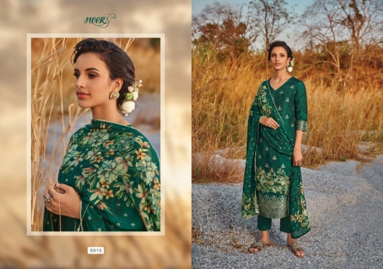 KIMORA RAAG HEER VOL.62 FANCY DESIGNER DRESS MATERIAL WHOLESALE DEALER BEST RATE BY GOSIYA EXPORTS SURAT (7)