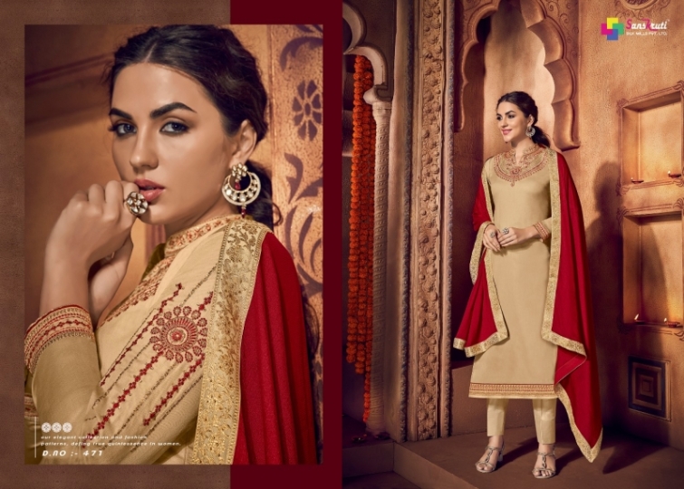 KISHANA VOL 2 BY SANSKRUTI JAM SILK WITH EMBROIDERY SALWAR KAMEEZ WHOLESALE DEALER BEST RATE BY GOSIYA EXPORTS SURAT (10)