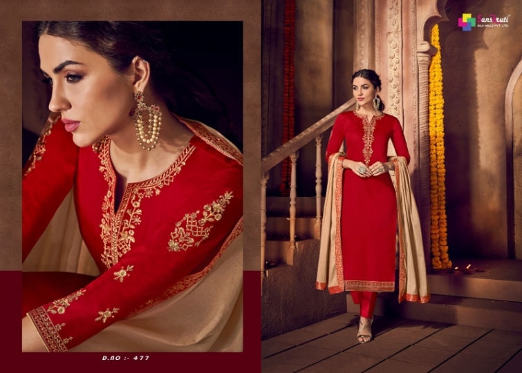 KISHANA VOL 2 BY SANSKRUTI JAM SILK WITH EMBROIDERY SALWAR KAMEEZ WHOLESALE DEALER BEST RATE BY GOSIYA EXPORTS SURAT (2)