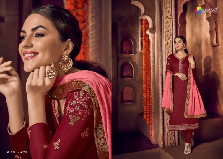 KISHANA VOL 2 BY SANSKRUTI JAM SILK WITH EMBROIDERY SALWAR KAMEEZ WHOLESALE DEALER BEST RATE BY GOSIYA EXPORTS SURAT (8)