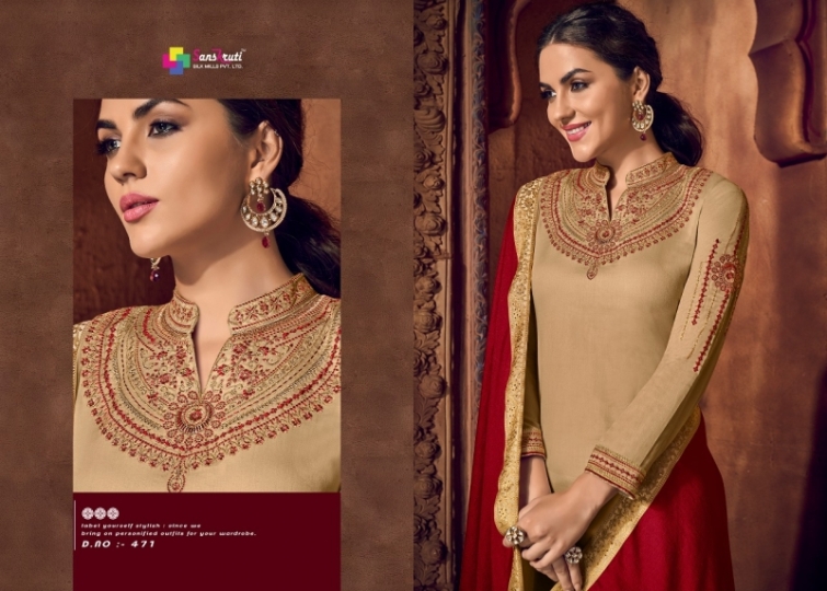 KISHANA VOL 2 BY SANSKRUTI JAM SILK WITH EMBROIDERY SALWAR KAMEEZ WHOLESALE DEALER BEST RATE BY GOSIYA EXPORTS SURAT (9)