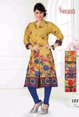 Kriti Trendy prints on cotton kurtis WHOLESALE BEST RATE BY GOSIYA EXPORTS