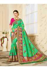 KROSS KRISHNA VOL 3 SILK FANCY DESIGNER WORK SAREES CATALOG WHOLESALE BEST RATE BY GOSIYA EXPORTS SURAT (12)