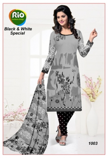 LAADO PRESENTS RIO BLACK AND WHITE COTTON  (10)