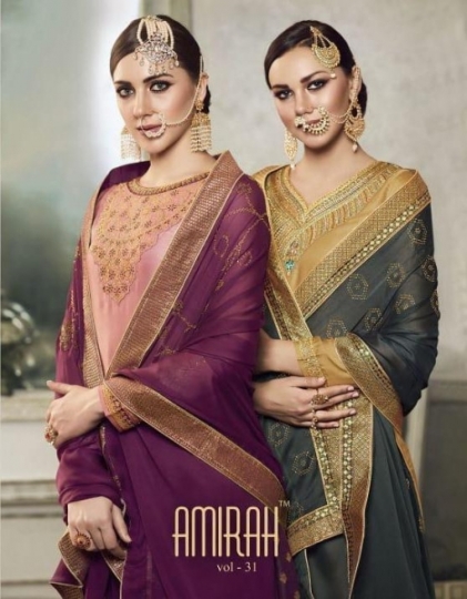 AMIRAH VOL.31 MODAL SATIN HEAVY DRESS MATERIAL FOR WEDDING COLLECTION  WHOLESALE DEALER BEST RATE BY GOSIYA EXPORTS SURAT (1)