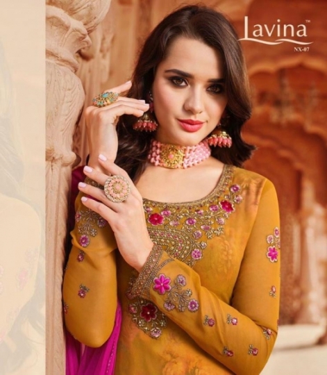 LAVINA NX 07 SUPER HIT DESIGN WHOLESALE DEALER BEST RATE BY GOSIYA EXPORTS SURAT (1)