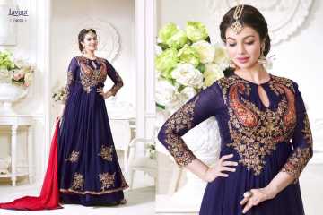 LAVINA ROOHANI VOL 4 GEORGETTE ANARKALI SUIT COLLECTION WHOLESALE BEST RATE BY GOSIYA EXPORTS SURAT (4)