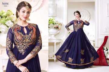 LAVINA ROOHANI VOL 4 GEORGETTE ANARKALI SUIT COLLECTION WHOLESALE BEST RATE BY GOSIYA EXPORTS SURAT (6)