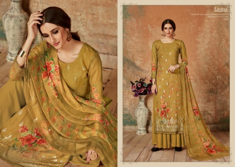 LAVINA VOL 26 GEORGETTE FABRIC WITH DIGITAL PRINTS SALWAR SUIT WHOLESALE DEALER BEST RATE BY GOSIYA EXPORTS SURAT (5)