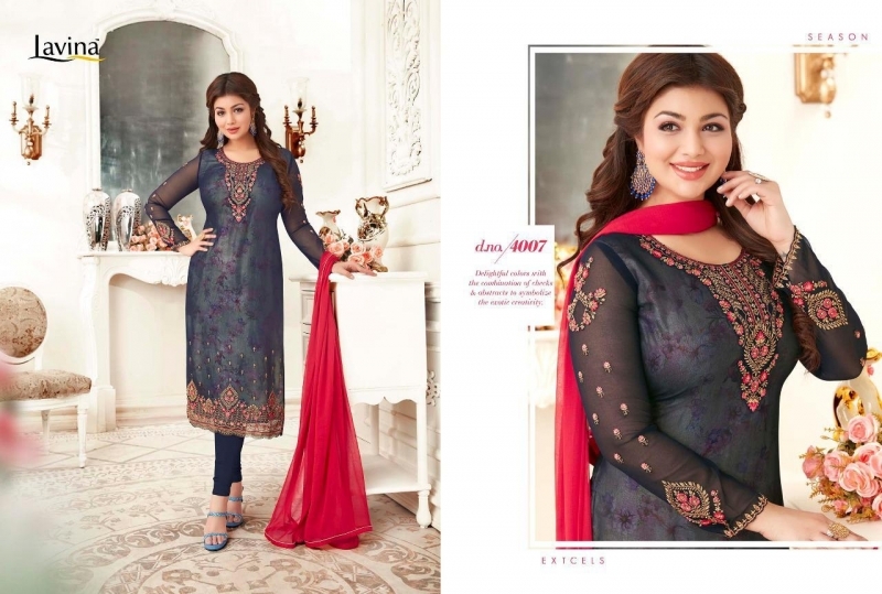 LAVINA VOL 4 NX GEORGETTE FABRIC WITH EMBROIDERY  (3)