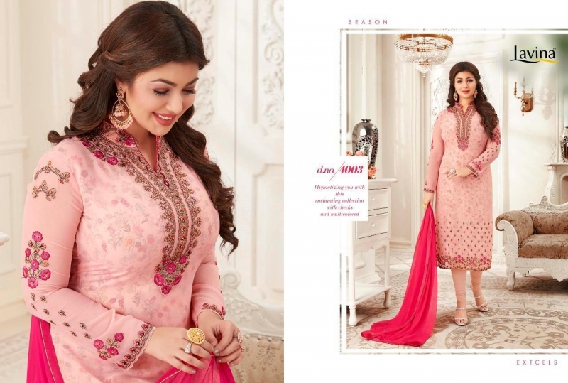 LAVINA VOL 4 NX GEORGETTE FABRIC WITH EMBROIDERY  (9)